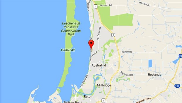 The shark attack was reported off Cathedral Avenue in Australind near Bunbury.