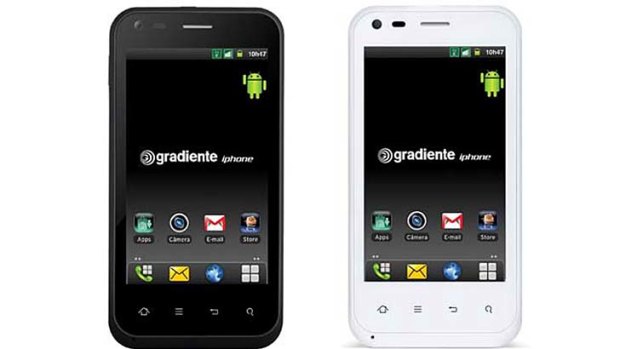 Gradiente's iPhone smartphones.