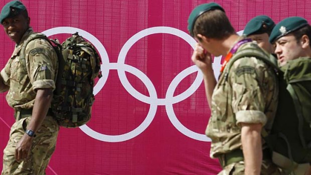 British military ... preparing to fill the Olympic security void
