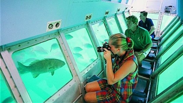 A trip in the glass-bottomed boat.