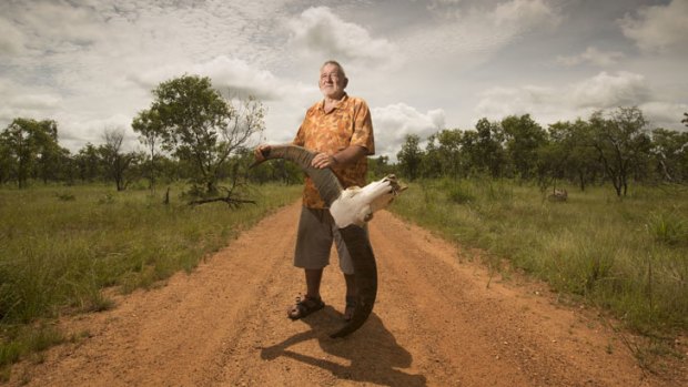 Long-time Kakadu resident and owner of the Buffalo Farm, Dave Lindner.