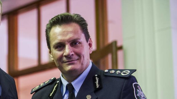 FATHER: Federal Police Commissioner Tony Negus.