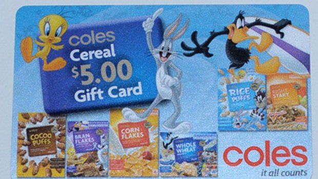 The $5 gift card cereal buyers should have received.