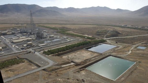 Open for inspection: Iran's Arak heavy water plant.