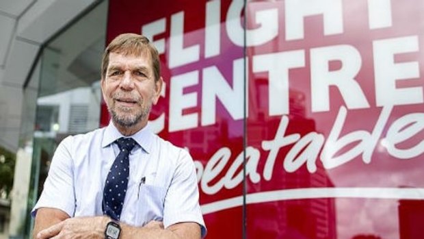 Flight Centre founder Graham Turner is battling "challenging" headwinds.