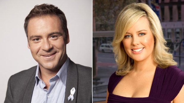 Blackout &#8230; Andrew O'Keefe and Samantha Armytage.