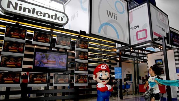 Not so super: Nintendo's share price has fallen by per cent after being left off the Nikkei.