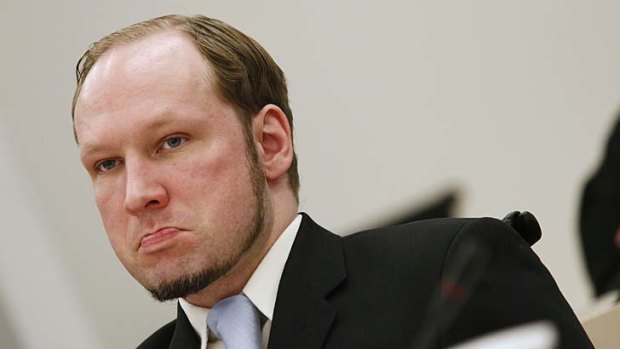 Mentally fit for prison &#8230; Anders Behring Breivik arrives in the Oslo court where he was to be sentenced for his twin attacks last year that left 77 people dead.