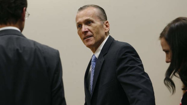 Almost the perfect murder: Martin MacNeill in court.