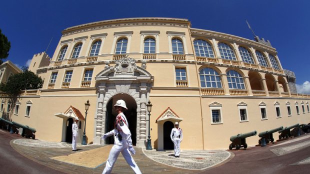 Historic ... the Monaco palace, home of the seven-century old Grimaldi dynasty.