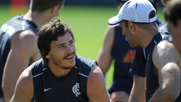 Retiring: Carlton's Nick Duigan is leaving AFL football due to a knee injury.