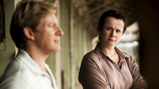Missing pieces... Emily Watson and David Wenham try to uncover the truth.