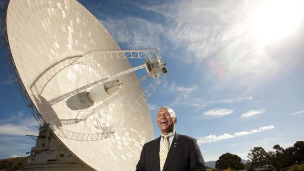 Mission to Mars ... the administrator of NASA, Charles Bolden, at Tidbinbilla. He says the Curiosity rover will provide a more detailed view of the red planet.
