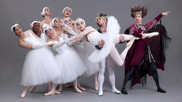 Dance troupe Les Ballets Trockadero de Monte Carlo.