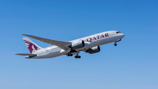 Qatar Airways Boeing 787 Dreamliner, one of 30 such craft in its fleet.