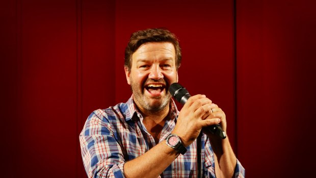 Comedian Lawrence Mooney says leaders are fair game.