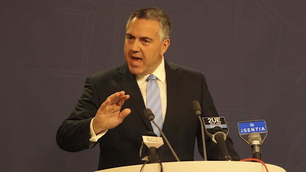 Budget blowout: Treasurer Joe Hockey.