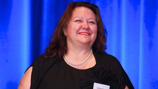 Influence ... Gina Rinehart is building up her stake in Fairfax.