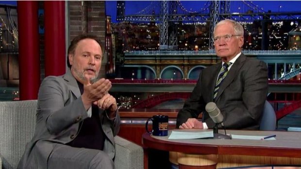 Billy Crystal calls David Letterman one of his best television friends.