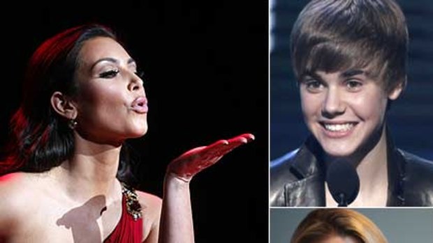 New resolve ... Kim Kardashian, Justin Bieber and Kristina Keneally