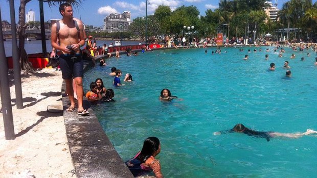 Brisbane City Council will install handrails and ladders at Streets Beach in a bid to help prevent drownings.