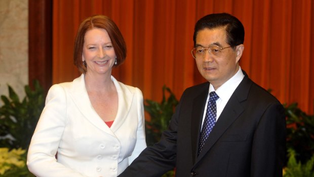 Prime Minister Julia Gillard, pictured with Chinese President Hu Jintao in April, says we are entering the 'Asia century', marking an unprecedented enthusiasm about engagement with China.
