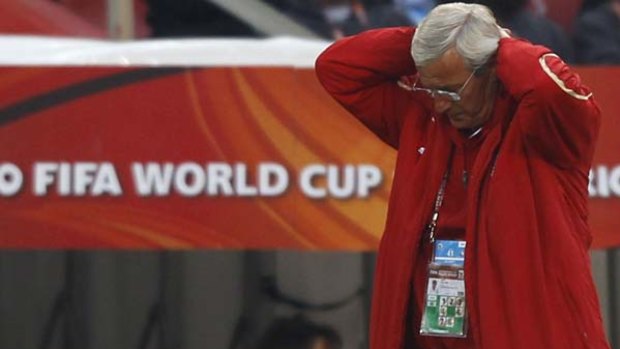 Marcello Lippi ... unable to repeat the heroics of 2006.
