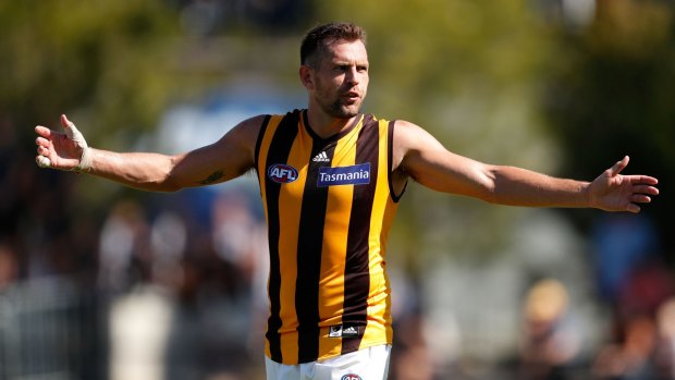 Can the returning Luke Hodge change the Hawks' fortunes in round two? 