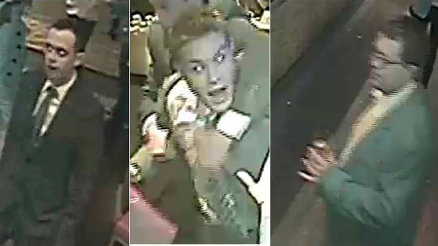 Rockingham detectives want to speak to three men they believe could help with information about a glassing at a Rockingham bar.