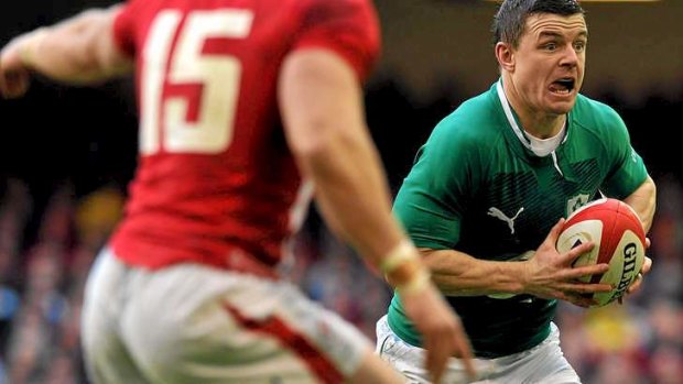 Brian O'Driscoll of Ireland has been representing his country for 14 years.