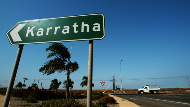 No longer an "outback hick town": Karratha has become the logistics centre of the Pilbara.