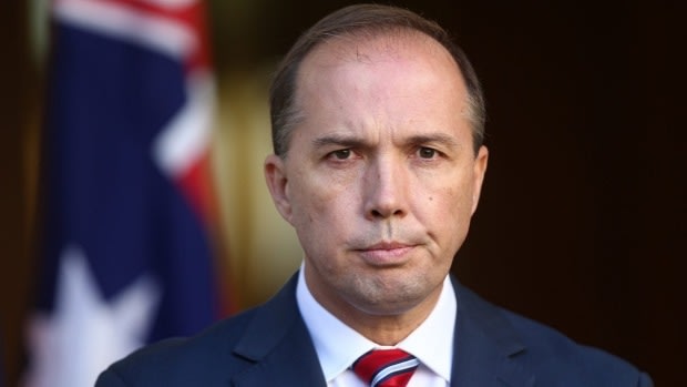 Minister for Immigration Peter Dutton is visiting the Middle East.