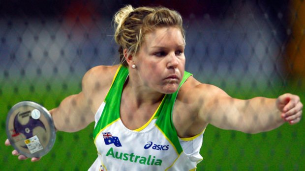 Parramatta girl Dani Samuels won the women's discus world championship in Berlin this year and believes she still has a lot of improvement to make.