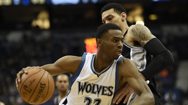 Rising star: Minnesota Timberwolves young gun Andrew Wiggins.