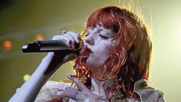 Florence + the Machine performing at the Enmore.