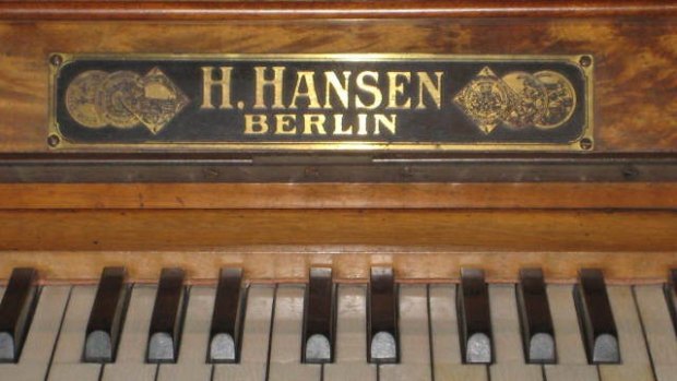 A blatantly German piano.