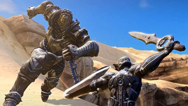 Slick: Infinity Blade III for iOS 7.