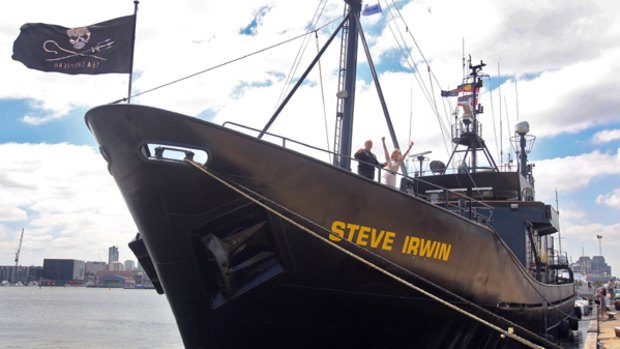 A file image of the Steve Irwin.