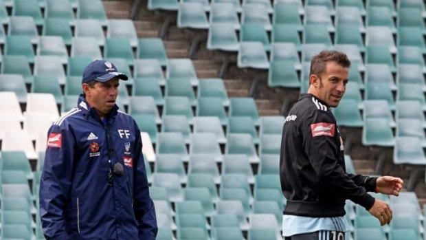 Frank Farina will be happy to have Alessandro Del Piero back for Sydney FC this weekend.