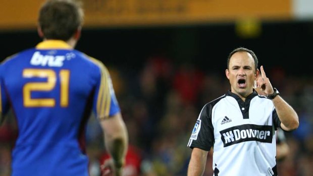 " I don’t think to date we've seen referees abrogate their responsibility to deal with foul play" ... SANZAR chief executive Greg Peters.