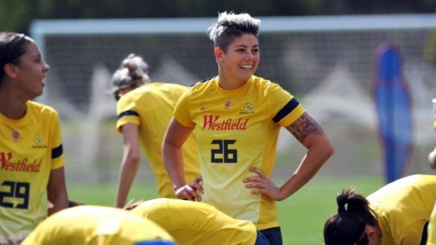 Canberra United's Michelle Heyman says the Matildas can successfully defend the Asian Cup.
