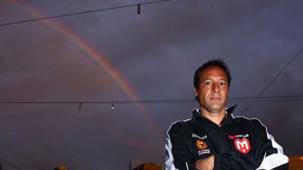 A new dawn: Melbourne Heart's coach John van't Schip at the club's launch yesterday.