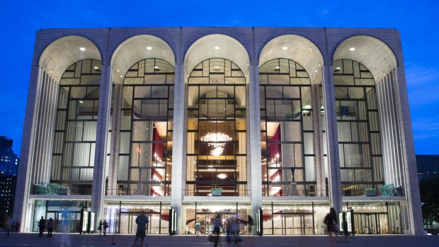 The Metropolitan Opera house at New York's Lincoln Centre. 
