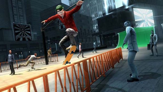 Aims for the goofy aspects of Tony Hawk without the originality that series was built on.
