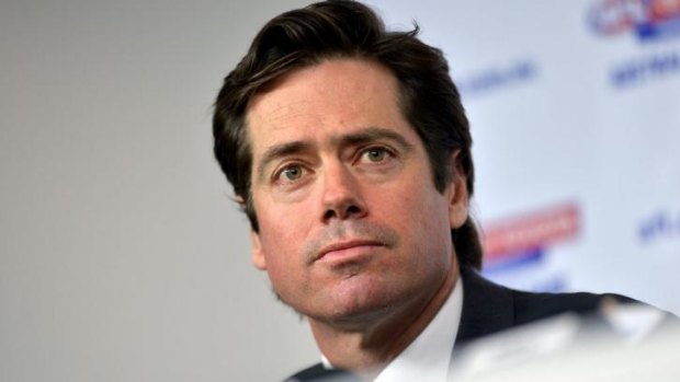 Pressure to perform: AFL chief executive: Gillon McLachlan.