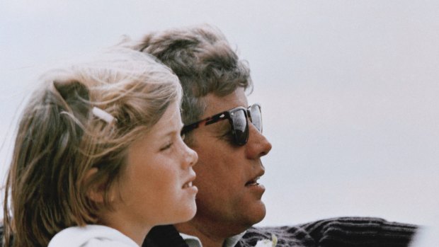 President John F. Kennedy and his daughter, Caroline, in 1962.