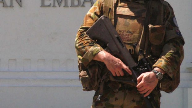 Australian Protective Service officers will be taken off guard duty at a number of bases around Australia.