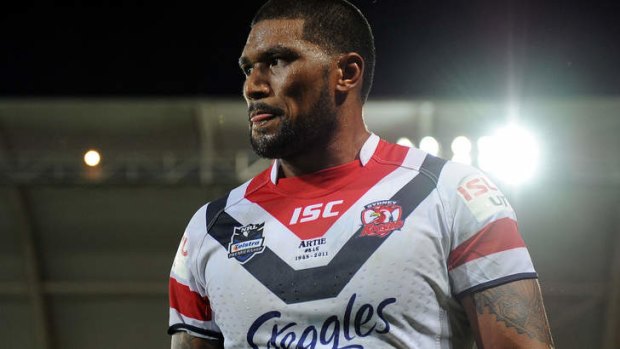 "I thought we should've just got our own match": Roosters lock Frank-Paul Nuuausala.