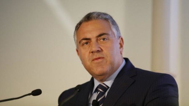 Federal Treasurer Joe Hockey has confirmed that falling commodity prices will hit the federal budget. 