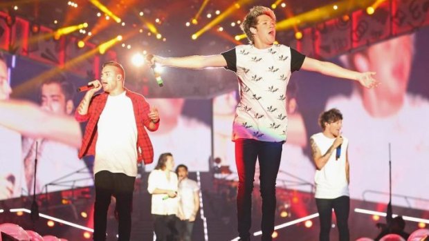 One Direction perform in Melbourne.  